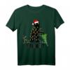 Lustiges schwarzes Katzen T-Shirt mit Weihnachtsbaum – Perfektes Geschenk für Katzenliebhaber, Familie und Freunde zu Weihnachten, Halloween, Thanksgiving und Feiertagen