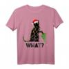 Lustiges schwarzes Katzen T-Shirt mit Weihnachtsbaum – Perfektes Geschenk für Katzenliebhaber, Familie und Freunde zu Weihnachten, Halloween, Thanksgiving und Feiertagen