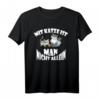 Mit Katze ist man nicht allein T-Shirt für Katzenfans - Bequemes Katzenmotiv Shirt mit lustigem Spruch, perfekt für Tierliebhaber