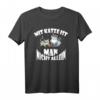 Mit Katze ist man nicht allein T-Shirt für Katzenfans - Bequemes Katzenmotiv Shirt mit lustigem Spruch, perfekt für Tierliebhaber