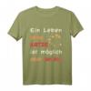 Ein Leben ohne Katze ist möglich, aber sinnlos - Humorvolles Spruch T-Shirt für Katzenliebhaber, Geburtstagsgeschenkidee