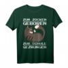 Zum Zocken Geboren Zur Schule Gezwungen | Konsole PS5 Gaming T-Shirt mit Katze Motiv – Perfektes Geschenk für Zocker, Gamer & Gaming-Fans