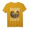 Zum Zocken Geboren Zur Schule Gezwungen | Konsole PS5 Gaming T-Shirt mit Katze Motiv – Perfektes Geschenk für Zocker, Gamer & Gaming-Fans
