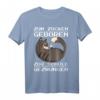 Zum Zocken Geboren Zur Schule Gezwungen | Konsole PS5 Gaming T-Shirt mit Katze Motiv – Perfektes Geschenk für Zocker, Gamer & Gaming-Fans