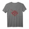 Böse Grinsekatze T-Shirt - Coole Schädel Katze mit grinsendem Design für Katzenfans und Alice-Liebhaber