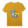 LGBTQ Pride Katze Rainbow Flagge T-Shirt – Unterstützung für die LGBTQ Community, ideal für Pride Parade und Pride Month