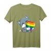 LGBTQ Pride Katze Rainbow Flagge T-Shirt – Unterstützung für die LGBTQ Community, ideal für Pride Parade und Pride Month