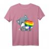 LGBTQ Pride Katze Rainbow Flagge T-Shirt – Unterstützung für die LGBTQ Community, ideal für Pride Parade und Pride Month