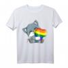 LGBTQ Pride Katze Rainbow Flagge T-Shirt – Unterstützung für die LGBTQ Community, ideal für Pride Parade und Pride Month