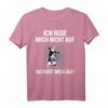 Ich Rege Mich Nicht Auf Du Regst Mich Auf T-Shirt – Lustiges Katzen Motiv für Büro und Alltag, Perfekt als Geschenk für Katzenfans & Kollegen