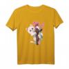 Kawaii Katzen T-Shirt mit Japanischer Kirschblüte - Süßes Sakura Design für Katzen- und Blumenliebhaber, Perfekt für Festivals und Japan-Fans