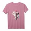 Kawaii Katzen T-Shirt mit Japanischer Kirschblüte - Süßes Sakura Design für Katzen- und Blumenliebhaber, Perfekt für Festivals und Japan-Fans