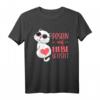 Positiv auf Liebe getestet Katze - Valentinstag Pärchen Pyjama & T-Shirt für Frauen und Männer, Geschenkidee für Verliebte, Ehepartner & Hochzeit