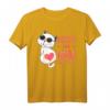 Positiv auf Liebe getestet Katze - Valentinstag Pärchen Pyjama & T-Shirt für Frauen und Männer, Geschenkidee für Verliebte, Ehepartner & Hochzeit