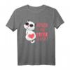 Positiv auf Liebe getestet Katze - Valentinstag Pärchen Pyjama & T-Shirt für Frauen und Männer, Geschenkidee für Verliebte, Ehepartner & Hochzeit
