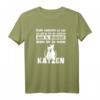 Ich Denke an meine Katzen Spruch Katzenmotiv T-Shirt - Lustiges Geschenk für Katzenliebhaber, Katzenmamas & -papas zu Weihnachten & Geburtstag