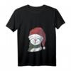 Katze mit Weihnachtsmütze Weihnachten Weihnachtsmann T-Shirt mit V-Ausschnitt – Lustiges Festtagsdesign für Katzenliebhaber und Tierfreunde