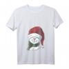 Katze mit Weihnachtsmütze Weihnachten Weihnachtsmann T-Shirt mit V-Ausschnitt – Lustiges Festtagsdesign für Katzenliebhaber und Tierfreunde