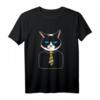 Büro-Katze Geschenk für Katzenliebhaber T-Shirt - Humorvolles Tiergeschenk für Weihnachten & Geburtstag für Büromenschen