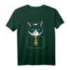 Büro-Katze Geschenk für Katzenliebhaber T-Shirt - Humorvolles Tiergeschenk für Weihnachten & Geburtstag für Büromenschen