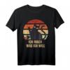 Ich mach was ich will Retro Katzen T-Shirt für Katzenliebhaber – Lustiges Vintage Style Shirt für Mama, Papa, Muttertag, Ostern & Weihnachten