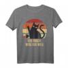 Ich mach was ich will Retro Katzen T-Shirt für Katzenliebhaber – Lustiges Vintage Style Shirt für Mama, Papa, Muttertag, Ostern & Weihnachten