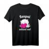 Anime Kawaii Katze Senpai Noticed Me Otaku Mädchen T-Shirt - Süßes Cosplay Geschenk für Anime Fans & Kinder