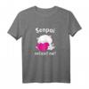 Anime Kawaii Katze Senpai Noticed Me Otaku Mädchen T-Shirt - Süßes Cosplay Geschenk für Anime Fans & Kinder