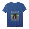 Damen Katze T-Shirt mit Spruch 'Ich hasse Morgenmenschen und Morgen' – Lustiges Geschenk für Morgenmuffel, Büroangestellte & Kollegen