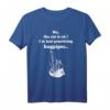 Lustiges Dudelsack T-Shirt mit Spruch 'die Katze ist ok ich übe' – Perfektes Geschenk für Bagpipes-Spieler & Dudelsack-Enthusiasten