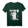 Kinder Ich bin 9 Jahre alt Katze T-Shirt – Süßes Geburtstagsshirt für Mädchen zum neunten Geburtstag mit Katzenmotiv