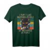 I Hate Morning People And Mornings And People Kaffee Katze T-Shirt – Lustiges Morgenmuffel Shirt für Büro und Kaffeeliebhaber
