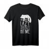Katze Lustig Witzig Fun Spruch Ich Bin Nicht Faul! T-Shirt – Originelles Geschenk für Katzenfans im Vintage Retro-Style für Damen, Herren & Kinder