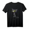 Lustiges Meh Cat Geschenk für Katzenliebhaber - Vintage Katze Wütendes Katzen T-Shirt als originelles Geschenk für Tierfans und Katzenbesitzer