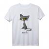 Lustiges Meh Cat Geschenk für Katzenliebhaber - Vintage Katze Wütendes Katzen T-Shirt als originelles Geschenk für Tierfans und Katzenbesitzer