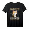 Jobwechsel Kollegen Abschied T-Shirt – Humorvolles Arbeitskollegin Shirt mit Katze für neuen Job & Teamwechsel