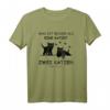 Was ist besser als eine Katze – Zwei Katzen T-Shirt für Katzenliebhaber, Mama, Papa & Familienmitglieder – Lustiges Geschenk zum Geburtstag & Weihnachten