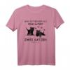 Was ist besser als eine Katze – Zwei Katzen T-Shirt für Katzenliebhaber, Mama, Papa & Familienmitglieder – Lustiges Geschenk zum Geburtstag & Weihnachten
