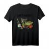 HapFrog T-Shirt mit schwarzer Katze - Klassisch geschnitten, ideales Geschenk für Katzenliebhaber