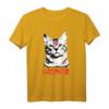 Satan Katze Lucipurr 666 Teufel Katzenbesitzer Metal T-Shirt – Humorvolles Halloween & Karneval Kostüm für Katzenliebhaber & Teufel-Fans
