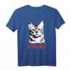 Satan Katze Lucipurr 666 Teufel Katzenbesitzer Metal T-Shirt – Humorvolles Halloween & Karneval Kostüm für Katzenliebhaber & Teufel-Fans