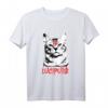 Satan Katze Lucipurr 666 Teufel Katzenbesitzer Metal T-Shirt – Humorvolles Halloween & Karneval Kostüm für Katzenliebhaber & Teufel-Fans