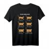 Feline Chonk Cat Chart - Lustiges Katzen Meme T-Shirt mit 'Oh Lawd He Comin' für Tierliebhaber und Meme-Fans