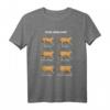 Feline Chonk Cat Chart - Lustiges Katzen Meme T-Shirt mit 'Oh Lawd He Comin' für Tierliebhaber und Meme-Fans