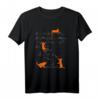 Niedliche Katze mit Musiknote T-Shirt – Lustiges Design für Musiker, Tierliebhaber, Musiklehrer & Geschenke zu Weihnachten oder Geburtstag