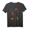 Niedliche Katze mit Musiknote T-Shirt – Lustiges Design für Musiker, Tierliebhaber, Musiklehrer & Geschenke zu Weihnachten oder Geburtstag