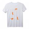 Niedliche Katze mit Musiknote T-Shirt – Lustiges Design für Musiker, Tierliebhaber, Musiklehrer & Geschenke zu Weihnachten oder Geburtstag