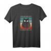 I reg mi ned auf Katzen Design mit schwarzer Katze - Humorvolles T-Shirt für Katzenliebhaber, Mamas & Papas