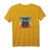 I reg mi ned auf Katzen Design mit schwarzer Katze - Humorvolles T-Shirt für Katzenliebhaber, Mamas & Papas