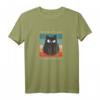 I reg mi ned auf Katzen Design mit schwarzer Katze - Humorvolles T-Shirt für Katzenliebhaber, Mamas & Papas